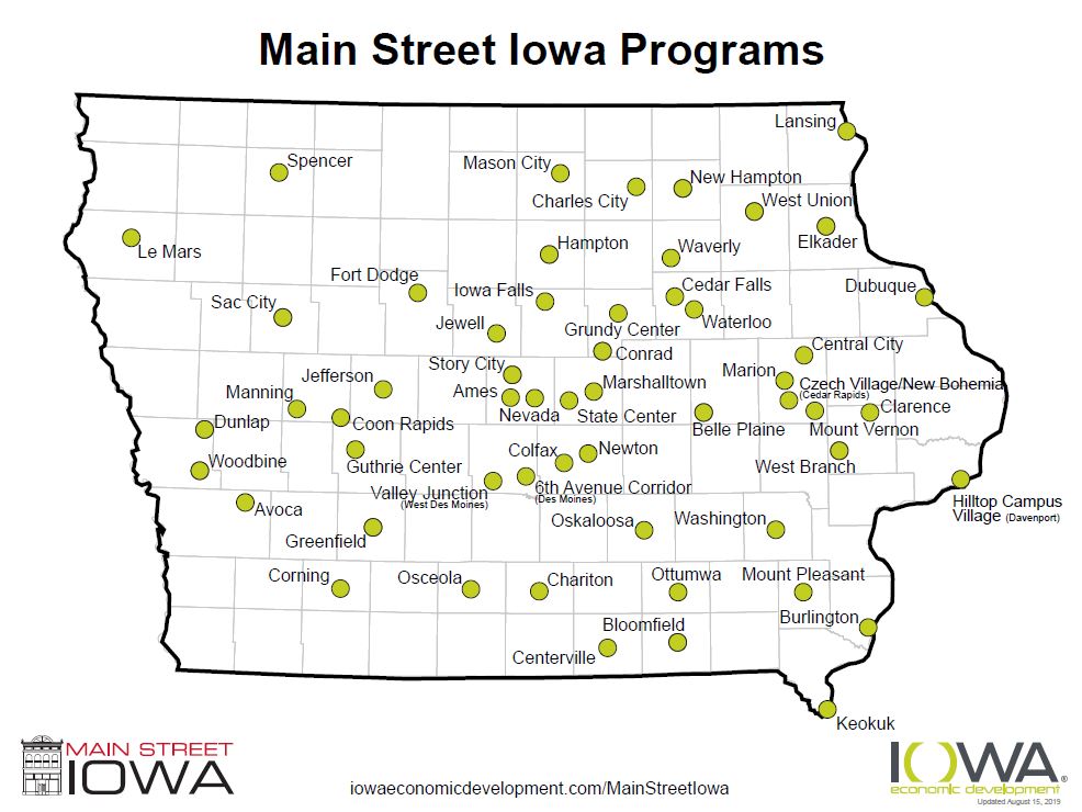 Main Street Iowa The City of Waverly